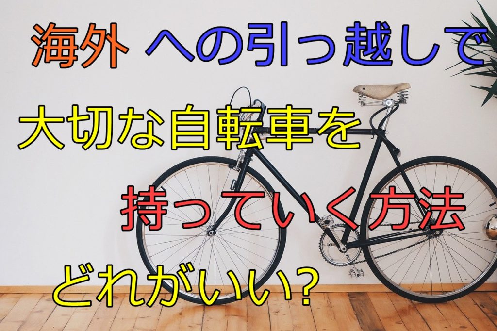 海外 自転車 持っ て いく